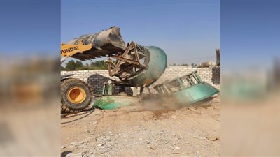 إزالة ٢٠ حالة تعدى على أملاك الدولة بمركز قوص بقنا