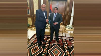 شكري يبحث مع رئيس المجلس الرئاسي الليبي تطورات الأوضاع في ليبيا