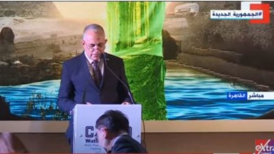 وزير الري: إدارة الموارد المائية يتطلب منصة دولية للتعاون وتبادل الرؤى