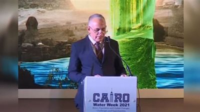 وزير الرى يدعو العالم لتضافر الجهود لمواجهة التحديات المائية العابرة للحدود (فيديو)