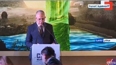 وزير الري: 500 مليار دولار تكلفة التكيف مع التغيرات المناخية بالدول النامية سنويًا (فيديو)