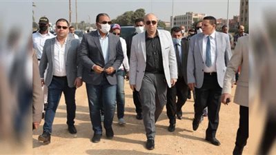 محافظ بني سويف يتفقد للمرحلة الأولى من مشروع كوبري الميمون العلوى