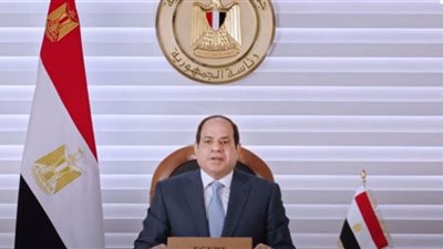 السيسي: مصر الأكثر جفافًا بالعالم.. ونصيب الفرد لا يتجاوز ٥٦٠ مترًا سنويًا