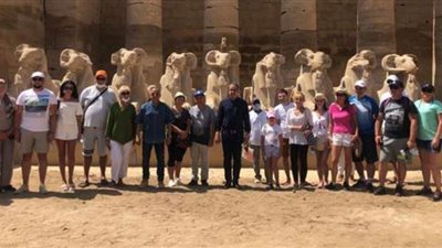 وزير الآثار يتفقد معابد الكرنك والأقصر و