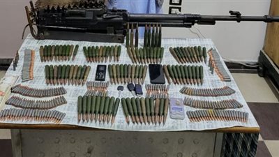 أمن الأقصر يضبط عاطلين بحوزتهما سلاح جرينوف و250 طلقة آلية
