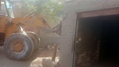 صور.. حي حلوان يشن حملة إزالة لاسترداد أراضي الدولة