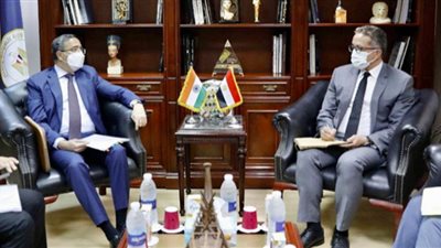 بالصور.. العنانى يبحث مع سفير الهند تعزيز سبل التعاون بين البلدين