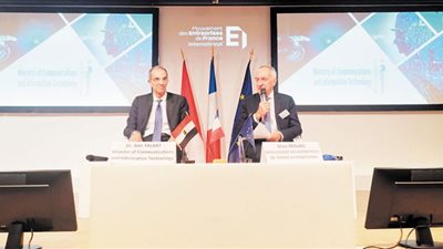 وزير الاتصالات يستعرض أمام مجلس أرباب الأعمال الفرنسى MEDEF الفرص الاستثمارية
