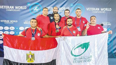 البريد يحصد ميدالية ذهبية وفضيتين وبرونزية فى بطولة العالم للمصارعة باليونان