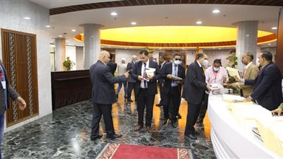 وزير العدل ومفيد شهاب يصلان احتفالية يوم المحاماة