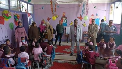 تعليم نجع حمادي تشهد افتتاح قاعة رياض اطفال بمدرسة الدكتور يوسف اسماعيل