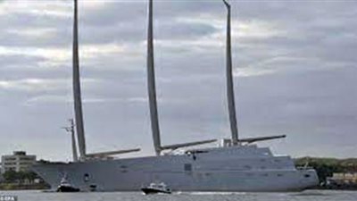 ميناء الاسكندرية يستقبل يخت رجل الاعمال الروسى sym