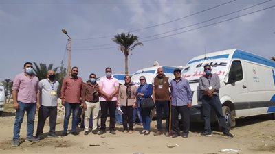 لكشف وتوفير العلاج لـ 1400 مواطن بقرية على زيدان في قافلة الصحة