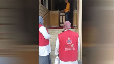 استمرار فعاليات حملة طرق الأبواب لوصول تطعيم فيروس كورونا لكل مواطن بقرى الدقهلية