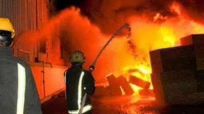 نشوب حريق بمخزن ملابس بشبرا الخيمة دون إصابات