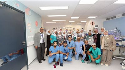 صندوق تحيا مصر يفتتح أكبر وحدة لرعاية حديثي الولادة بمستشفى أبو الريش المنيرة