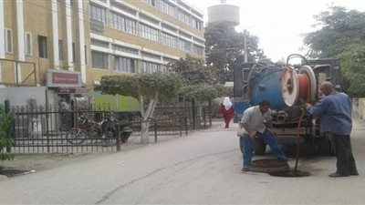 رفع درجة الاستعداد القصوى بقطاعات الصرف الصحي والكهرباء لمواجهة تقلبات الطقس ببنى سويف