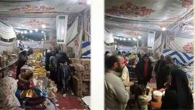 توافد المواطنين على معارض 