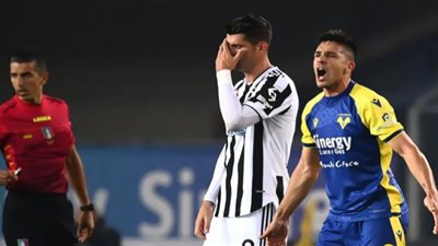 يوفنتوس يسقط أمام هيلاس فيرونا بالدوري الإيطالي