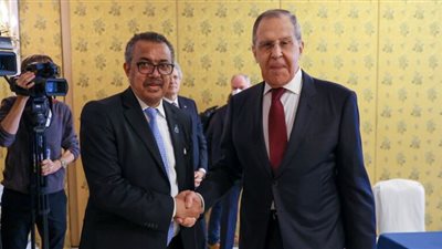 غيبريسوس ولافروف يتفقان على ضرورة تعزيز هيكل الصحة العالمي
