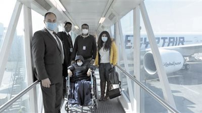 تذكرتان من مصر للطيران للشاب مصطفى للعلاج فى نيويورك