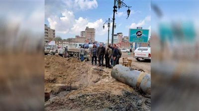 رئيس مياه دمياط يتابع مشروعات المبادرة الرئاسية 