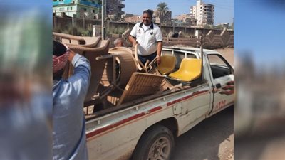 تحرير 8 محاضر إشغال وتنفيذ 40 حالة إزالة فورية بأشمون