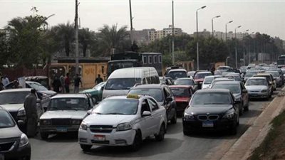 الحالة المرورية بشوارع القاهرة