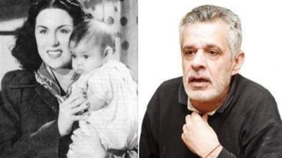 نبيلة عبيد تنعي الراحل زكي فطين عبدالوهاب بصورة مع والدته ليلي مراد