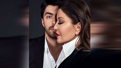 سميرة سعيد رفقة نجلها شادي نابلسي في أحدث جلسة تصوير لها