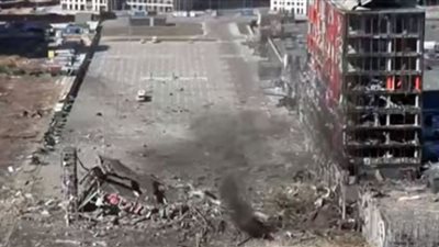 فيديو.. آثار دمار منطقة بوديلسكي في كييف نتيجة القصف الروسي