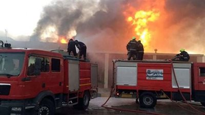 إصابة مسنة في حريق شقة سكنية بسوهاج