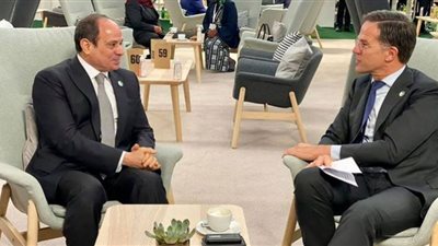 السيسي يلتقي رئيس وزراء هولندا ويبحث سبل دفع العلاقات بين البلدين في المجالات كافة