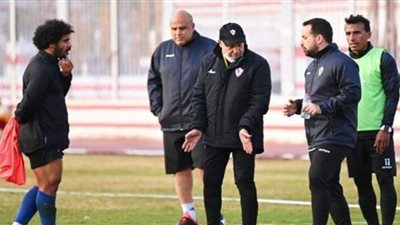 ​مران الزمالك .. فيريرا يقسم لاعبي الفريق إلى مجموعتين