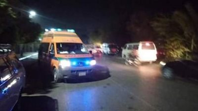 مصرع عامل فى تصادم میکروباص مع موتوسيكل بنجع حمادی