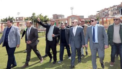 محافظ بني سويف يفتتح تطوير الملعب القانوني بنادي الشبان المسلمين بتكلفة 5 ملايين جنيه