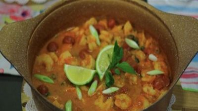 اخرجي عن المألوف وحضري جمبري بجوز الهند