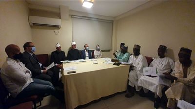 وفد الأزهر ومجلس أمناء جامعة الاستقامة بنيجيريا يبحثان التعاون في التعليم والتدريب