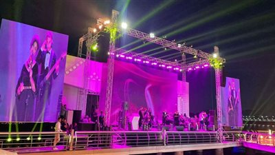 نسمة محجوب وإدوارد يتألقان فى احتفال ممشى أهل مصر
