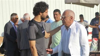 الأهلي والزمالك.. حسين لبيب وأعضاء اللجنة يؤازرون الأبيض قبل القمة 123 (صور)