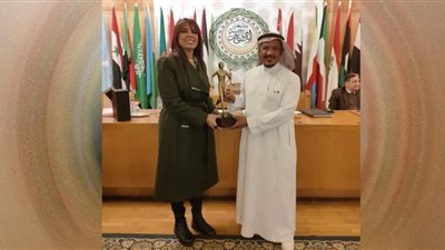 متلقى رياضة المرأة العربية يُكرم راندا رزق بجامعة الدول