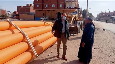 البدء في توصيل الغاز لإنهاء رصف طريق جبل سعد فى ابشواى