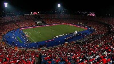 اكتمال مدرجات ستاد القاهرة لمباراة مصر والسنغال