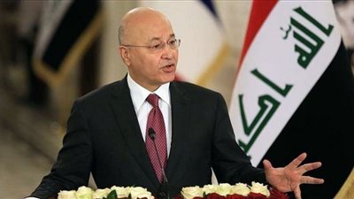 رئيس العراق: التظاهر السلمي حق مكفول دستوريًا بشرط