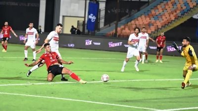 صور..شوط أول :طوفان الأهلي يغرق الزمالك بثلاثية ملعوبة.. 