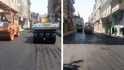 بعد 30 عام إغلاق.. رصف شارع «سوق السمك» بالإسماعيلية