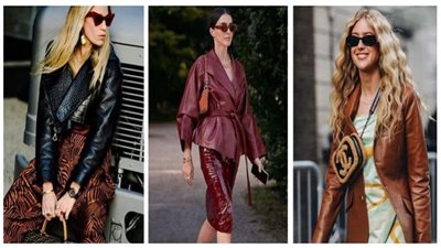 لإطلالة عصرية.. أفكار مختلفة لارتداء الجاكيت الجلد في شتاء 2021-2022