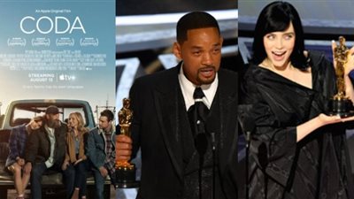 (صور) ويل سميث نمبر وان.. القائمة الكاملة للفائزين بجوائز الأوسكار 2022