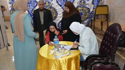 جامعة السادات تنظم قافلة طبية بقرية سلامون قبلى بالمنوفية