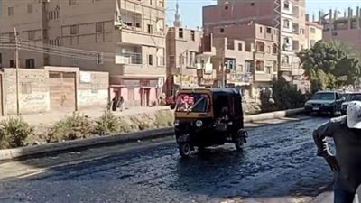 تفاصيل تطوير ورصف بعض المناطق بفرشوط